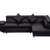 Wynne Contemporary Sectional Sofas Black (Photo 24 of 25)