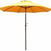 Yellow Sunbrella Patio Umbrellas (Photo 4 of 15)