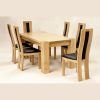 Chunky Solid Oak Dining Tables And 6 Chairs (Photo 23 of 25)